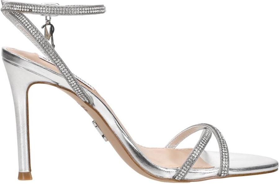 Steve Madden Jypsey Sandalen Hak Zilverkleur