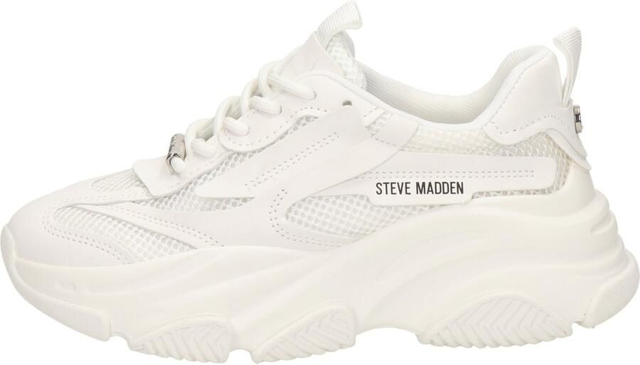 STEVE MADDEN Possession Wit Leer Lage sneakers Dames - Foto 4