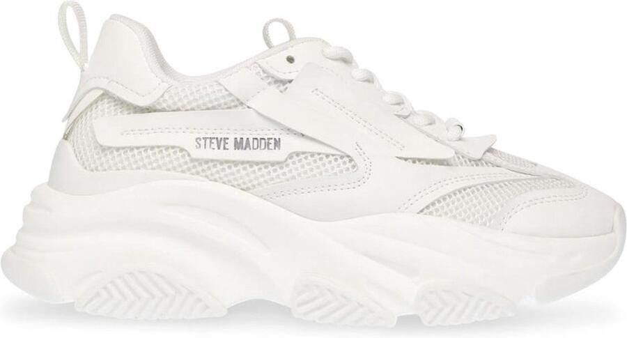 STEVE MADDEN Possession Wit Leer Lage sneakers Dames - Foto 6