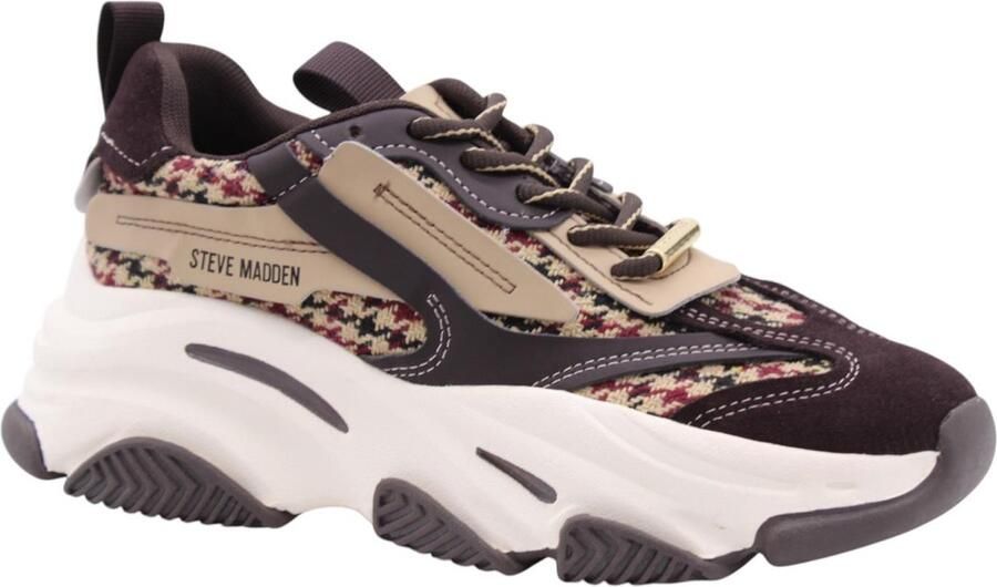 Steve Madden Possession-E brown plaid