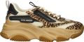 STEVE MADDEN PossessionL-E Leopard Beige Mesh Lage sneakers Dames - Beige