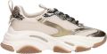 STEVE MADDEN Sneakers laag 'Possession' ombergrijs zwart wit - Bruin