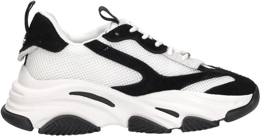 Steve Madden Possession-E chunky sneakers wit zwart