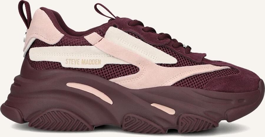 Steve Madden Possession Sneakers Dames Rood