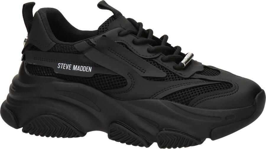 Steve Madden Possession-E Sneaker Dames Casual Schoenen Zwart