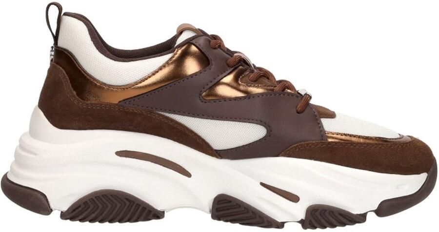 Steve Madden Progressive chunky sneakers brons zwart wit