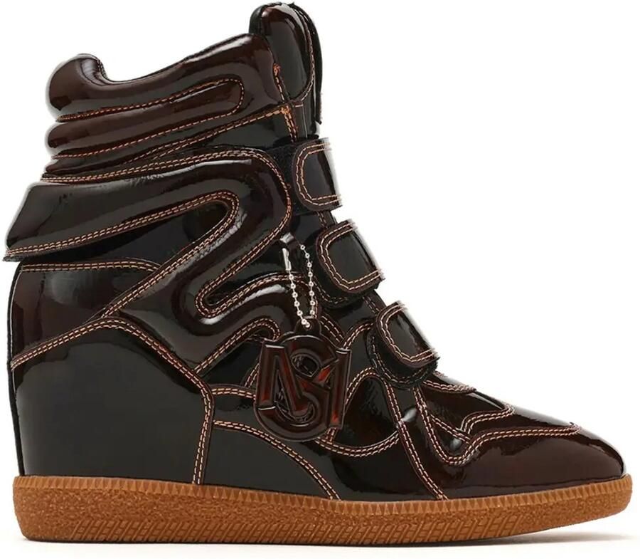 STEVE MADDEN Sneakers hoog 'Mavis' donkerbruin