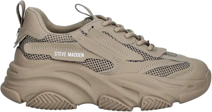 Steve Madden Possession-E Chocolate Brown Bruin Dames Sneaker