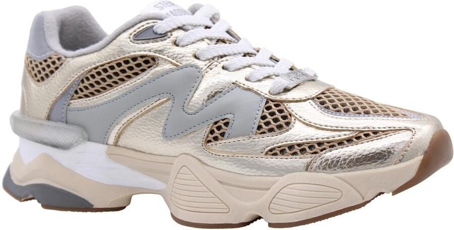 STEVE MADDEN Sneakers laag 'Speeder' ecru lichtblauw goud - Foto 6