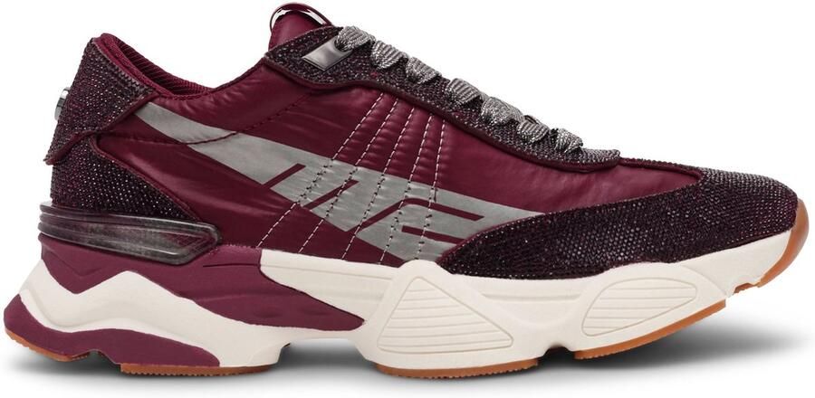 Steve Madden Dames Sneaker Setback-r Dark Cherry Lacq Bordeaux - Foto 7