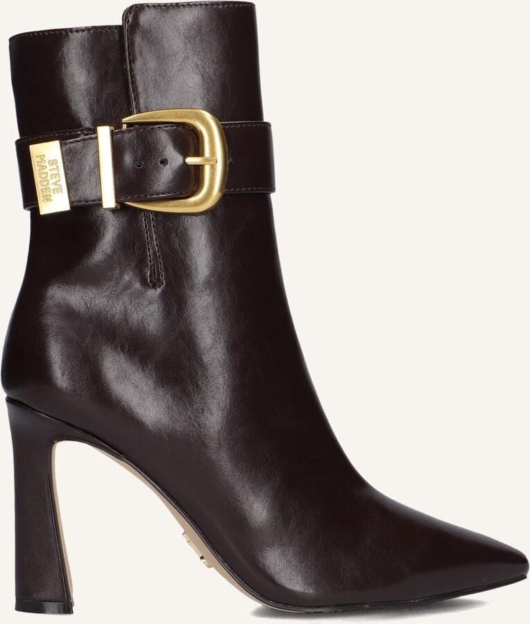 Steve Madden Stashed Enkellaarsjes Enkelboots met rits Dames Bruin - Foto 2