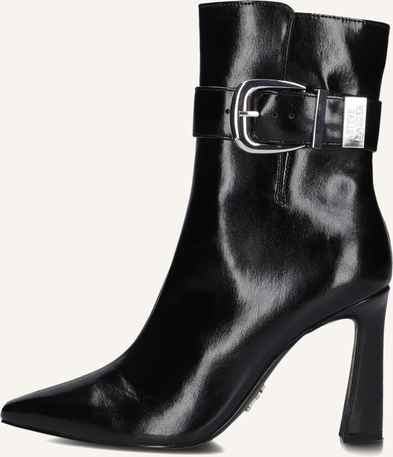 Steve Madden Stashed Enkellaarsjes Enkelboots met rits Dames Zwart