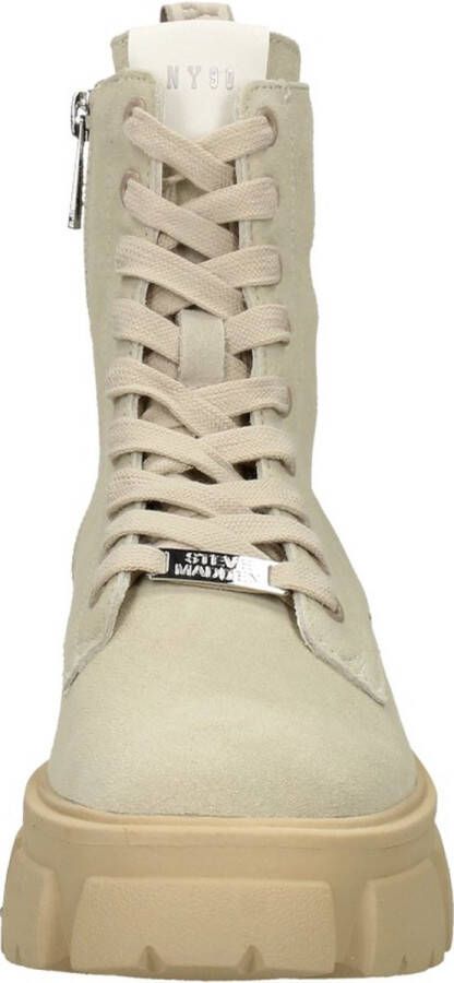 Steve Madden Chunky Sole Leren Laarzen Beige Dames - Foto 8