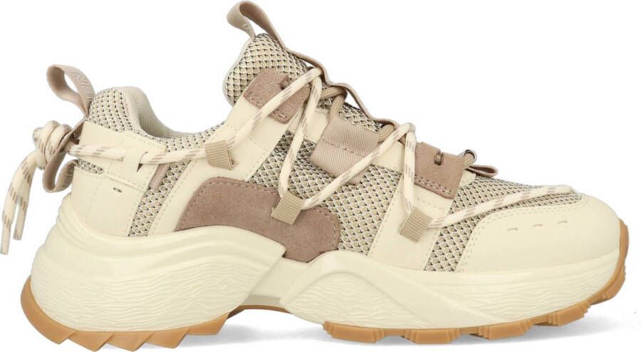 Steve Madden Tazmania chunky leren sneakers wit grijs - Foto 2