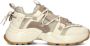 Steve Madden Tazmania chunky leren sneakers wit grijs - Thumbnail 9