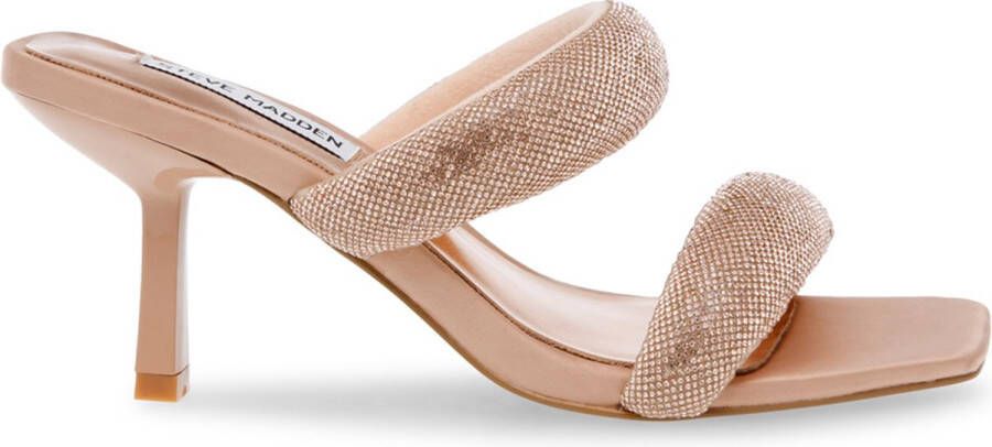 Steve Madden Top Notch muiltjes met strass rosé - Foto 3
