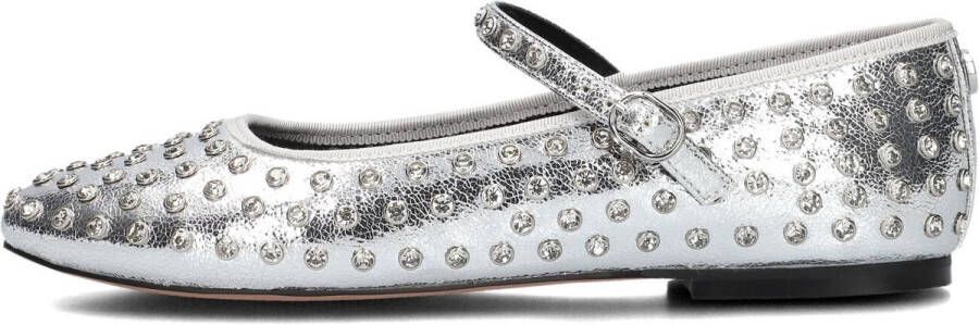 Steve Madden Vinetta-r Ballerina's Dames Zilverkleurig