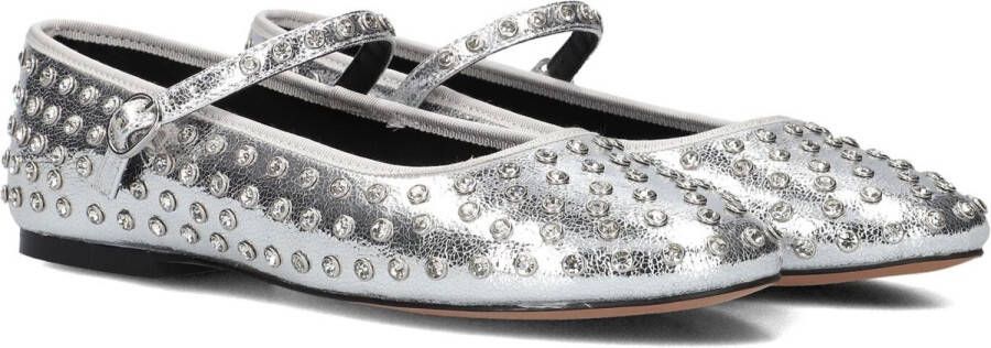 Steve Madden Vinetta-r Ballerina's Dames Zilverkleurig