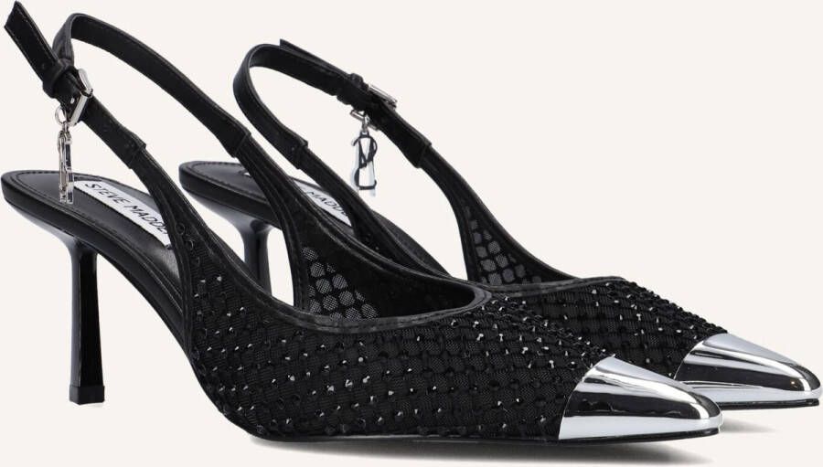 Steve Madden Zwarte Glitter Slingback Schoenen