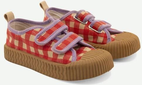 Sticky Lemon canvas schoenen klaproos ruit