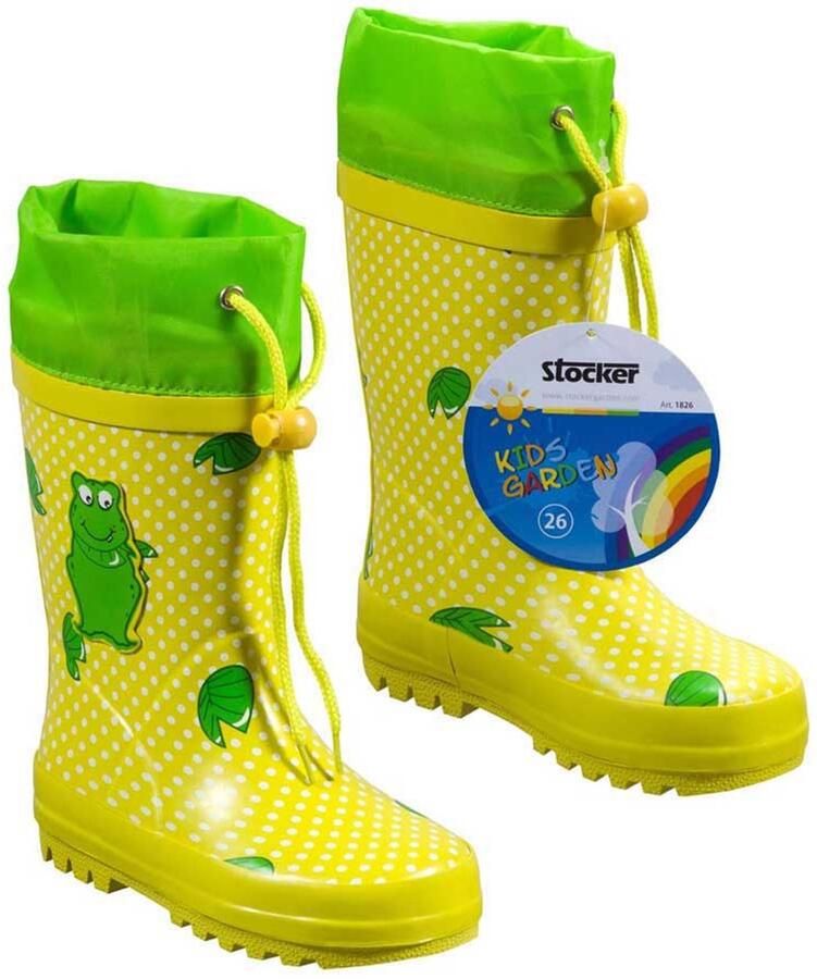 Stocker Frog Kids Garden Regenlaarzen Geel