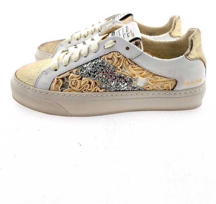 Stokton Power D sneaker wit combi