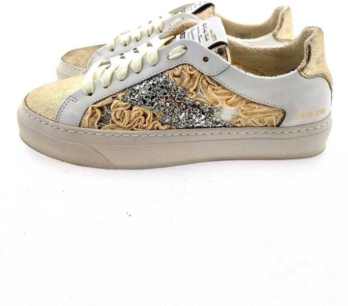 Stokton Power D sneaker wit combi