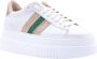 Stokton Modieuze Sneakers voor Vrouwen White Dames - Thumbnail 4