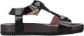 STONEFLY Stijlvolle platte sandalen met spiegeldetail - Zwart