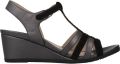 Stonefly Sandalen met sleehak 210850 - Zwart