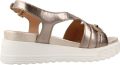 Stonefly Sandalen met sleehak Parky 31 Laminated Lth - Goud