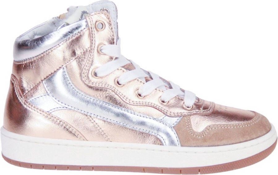 Stones and Bones Losot Metallic Zalmroze Sneaker Roze Dames - Foto 2