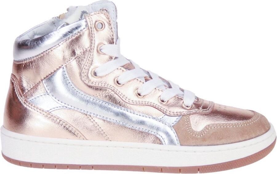 Stones and Bones Losot Metallic Zalmroze Sneaker Roze Dames - Foto 3