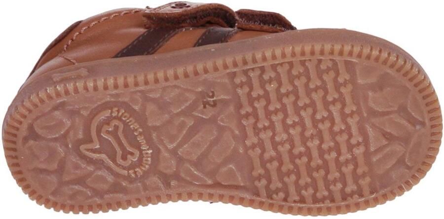Stones and Bones Niso Velcroschoen Cognac