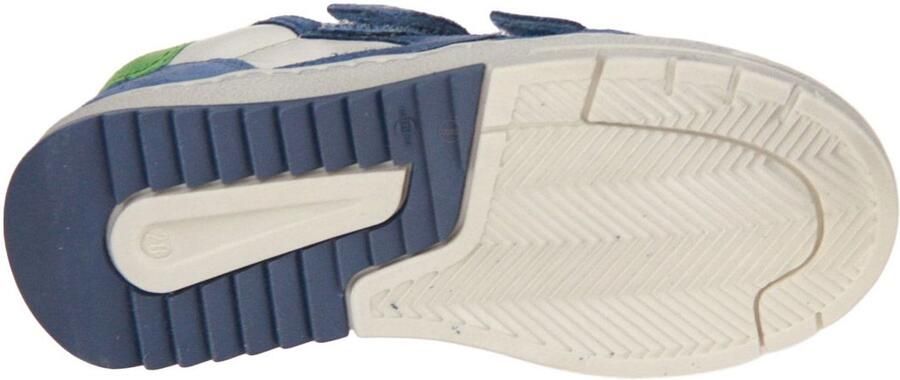 Stones and Bones Party Velcroschoen Blauw-Offwhite