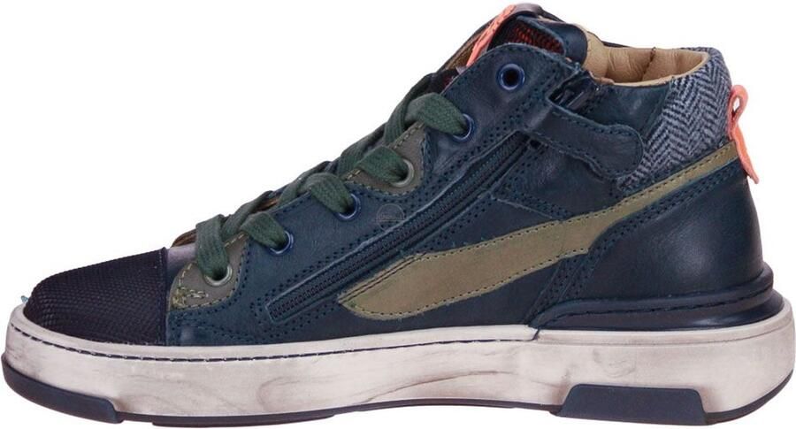 Stones and Bones Potil Blauwe Sneaker