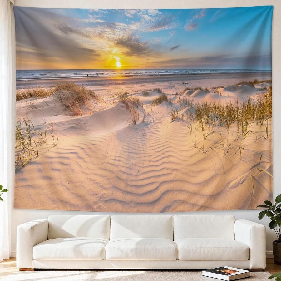 Strand Wanddecoratie Schemering Polyester 200x