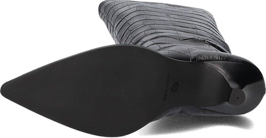 Strategia E-4301-c Laarzen Leer Dames Zwart