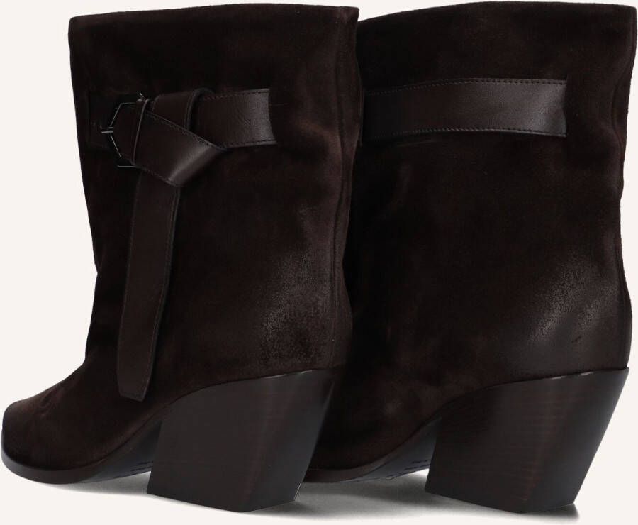 STRATEGIA Enkellaarsjes Dames E-4494 Maat: 37 Materiaal: Suède Kleur: Bruin - Foto 2