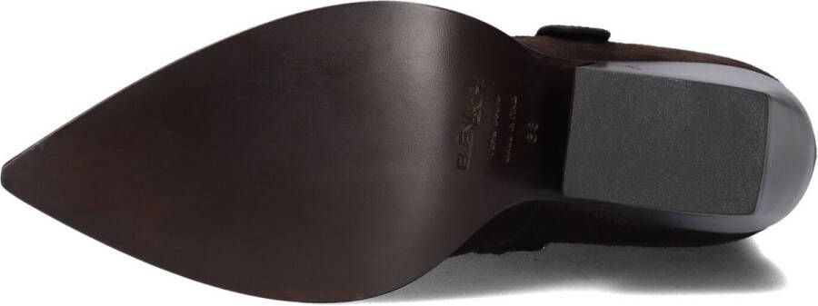 Strategia E-4494 Enkellaarsjes Dames Bruin
