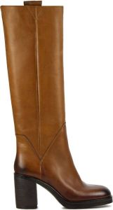 Strategia Klassieke laarzen Dames Laarzen Damesschoenen Leer A4954 Cognac
