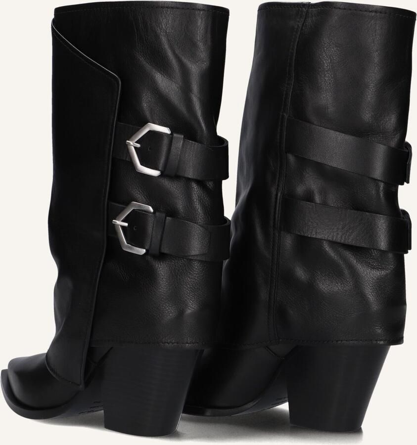 STRATEGIA Hoge Laarzen Dames E-4491 Maat: 40 Materiaal: Leer Kleur: Zwart - Foto 3