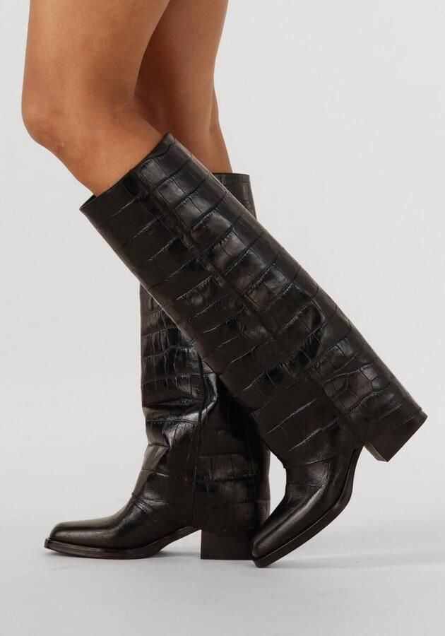 STRATEGIA Laarzen Dames E4410-c Maat: 42 Materiaal: Leer Kleur: Zwart - Foto 2