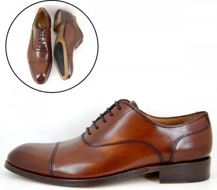 Stravers Grote Maten Schoenen Stravers Elegante Zakelijke Herenschoenen Bruin Grote Maten Nette Schoenen