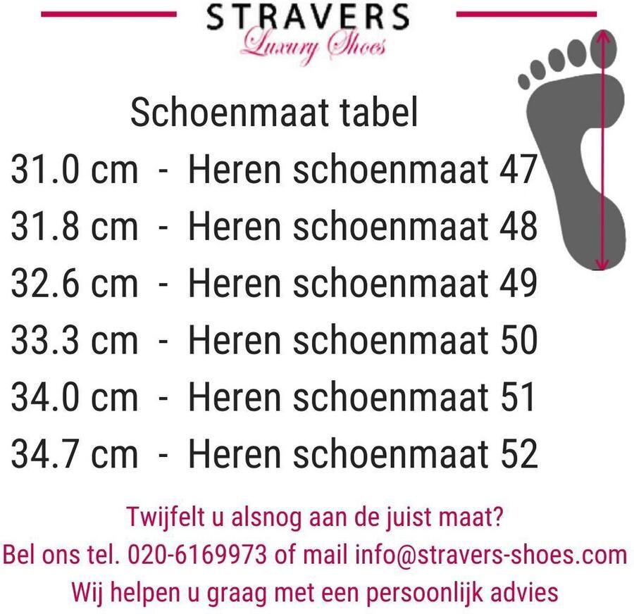 Stravers Grote Maten Schoenen Stravers Nette Herenschoenen Bruin Grote Maten Veterschoenen - Foto 2