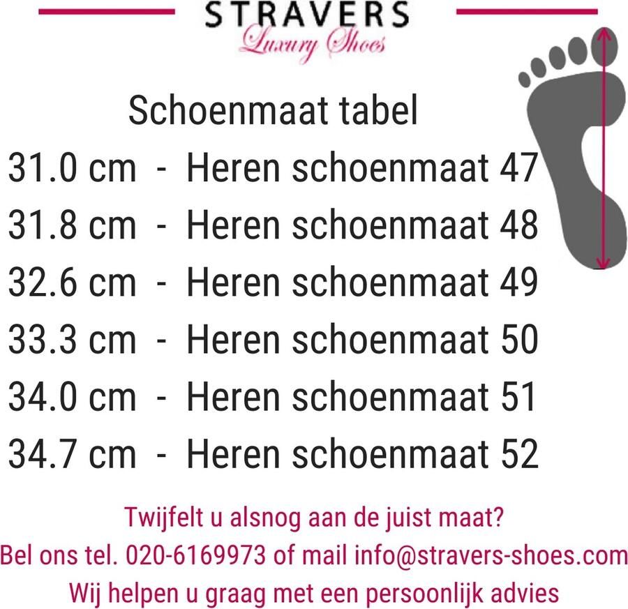 Stravers Grote Maten Schoenen Stravers Nette Herenschoenen met Gesp Grote Maten Cognac Bruine Gespschoenen Heren - Foto 3