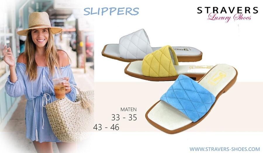 Stravers Grote Maten Schoenen Stravers Platte Slippers met Vierkante Neus Dames Grote Maten Schoenen - Foto 7