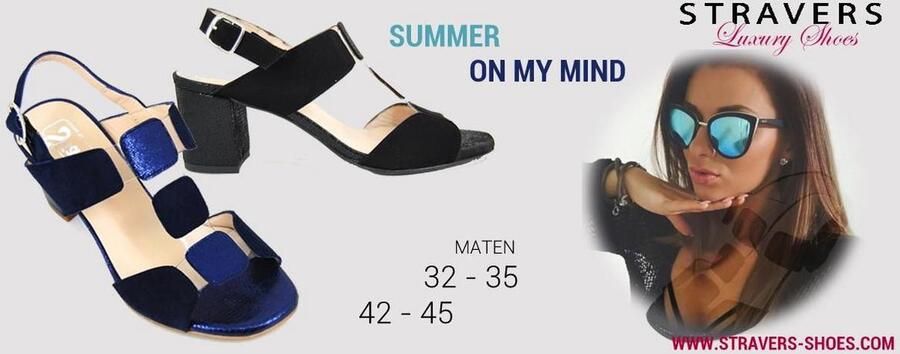 Stravers Grote Maten Schoenen Stravers Sandalen met Hak Zwart Python Grote Maten - Foto 6