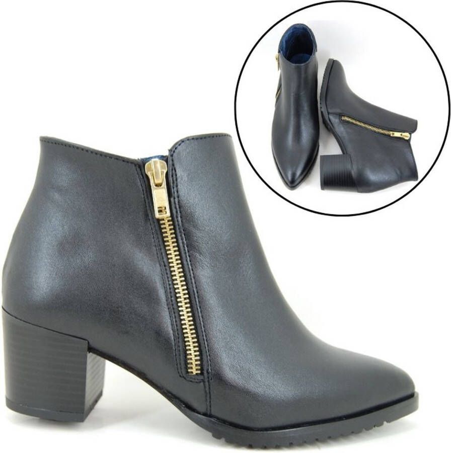 Stravers Grote Maten Schoenen Stravers Korte Laarsjes met Blokhak