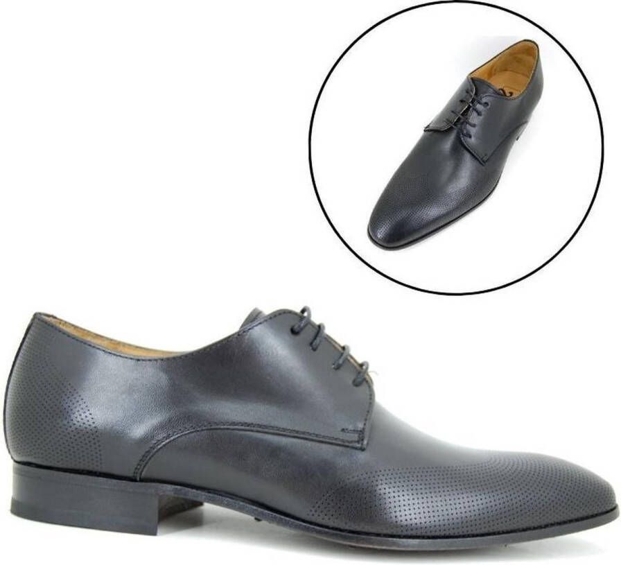 Stravers Grote Maten Schoenen Stravers Moderne Brogues Zwart Grote Maten Veterschoenen - Foto 1